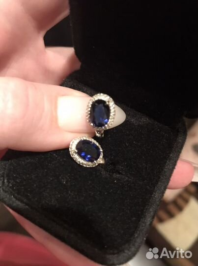 Серебряные серьги