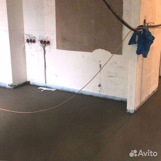 Механизированная полусухая стяжка пола