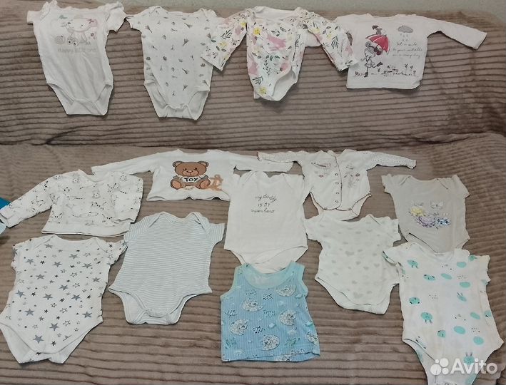 Детские вещи пакетом от 0 до 6 месяцев