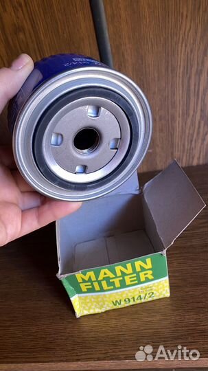 Масляный фильтр mann-filter W914/2 вазновый