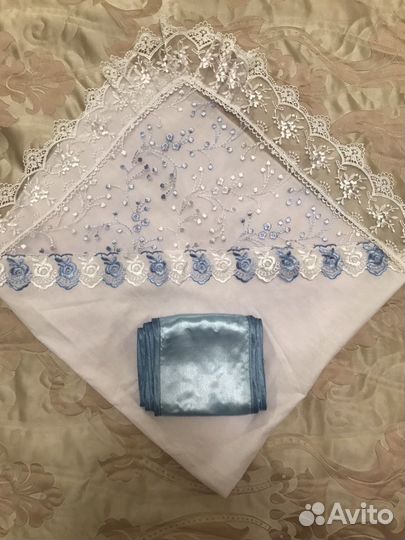 Зимний тёплый конверт для выписки-плед