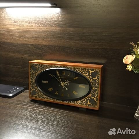 Часы янтарь. СССР. Ретро