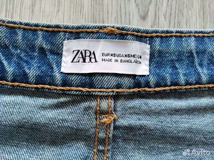 Джинсовая юбка миди Zara, юбки Monki, H&M