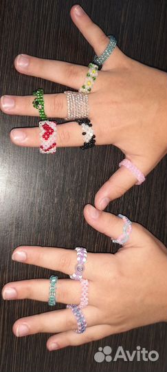 Кольца из бисера