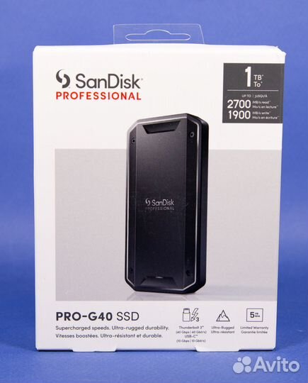 Внешний SSD SanDisk Professional 1TB PRO-G40