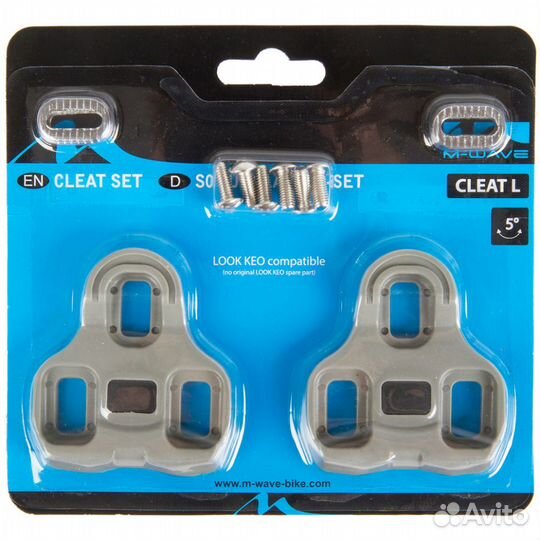 Шипы шоссейные M-Wave Look Keo (Серый)