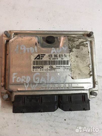 Эбу 038906019FA VW Sharan 1.9tdi AUY Seat Alhambra