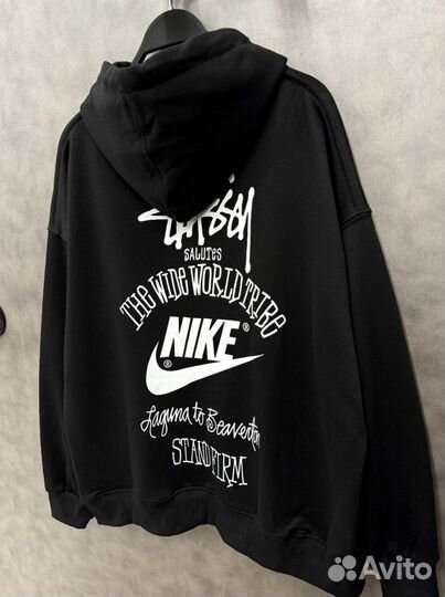 Оверсайз Худи Stussy x Nike