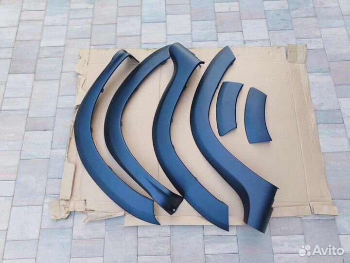 Накладки на арки renault duster