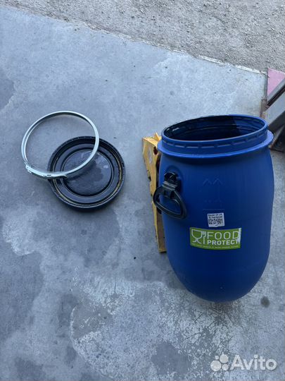 Бочка пластиковая пищевая