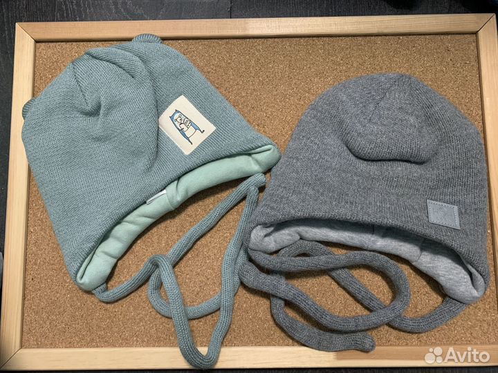 Шапки и шлемы для мальчика ог 46-50 новые