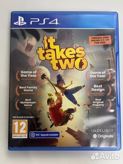 Диск на ps4 it takes two