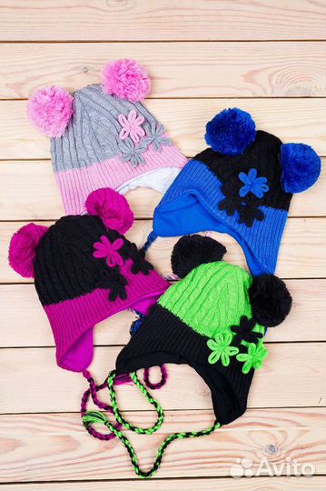 Шапки все расцветки (демисезон)