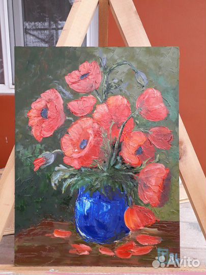 Картины маслом на оргалите и холсте