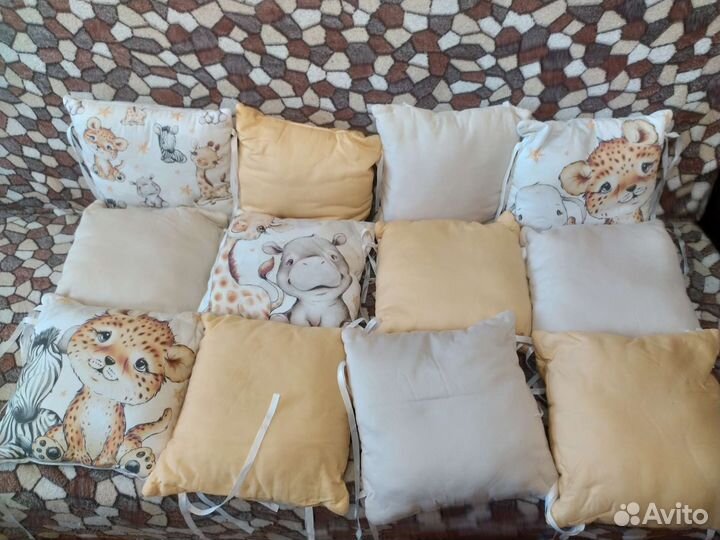 Бортики на детскую кроватку