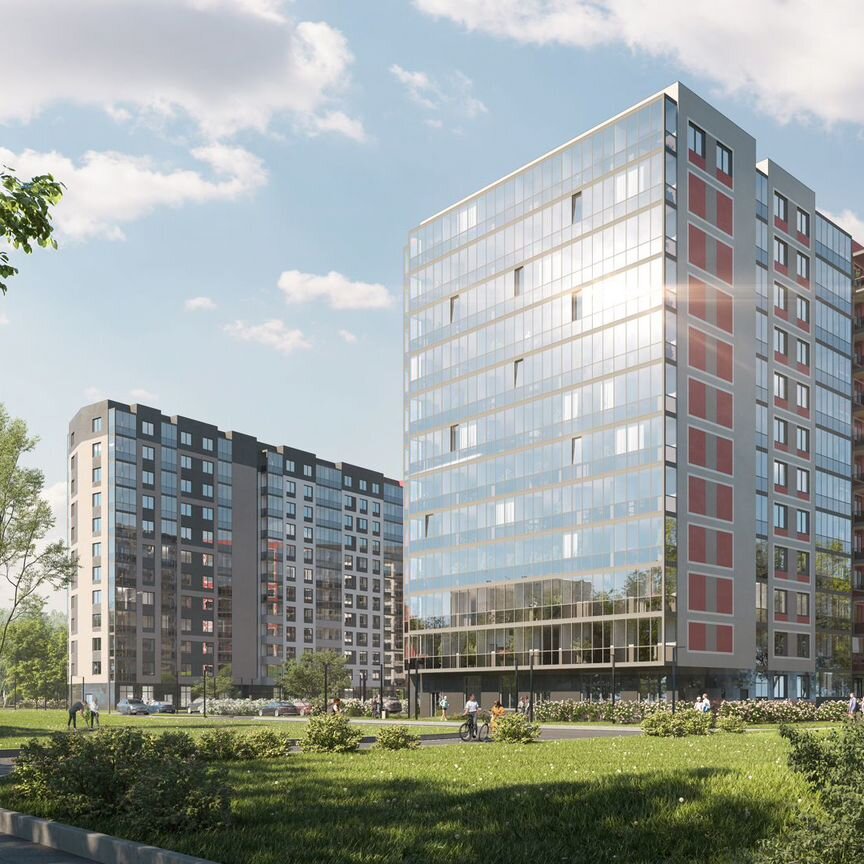 2-к. квартира, 46,1 м², 4/12 эт.