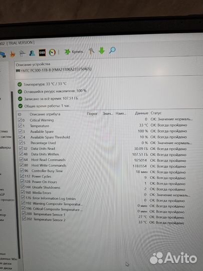 Thunderobot i7-13620/RTX 4060/32 Гб/1 TB/2k 165Гц