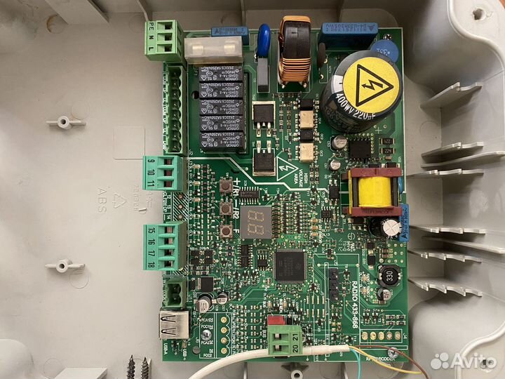 Faac E045 плата управления для двух моторов 230В