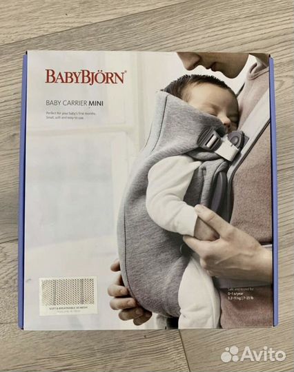 Эрго рюкзак Babybjorn mini розовый