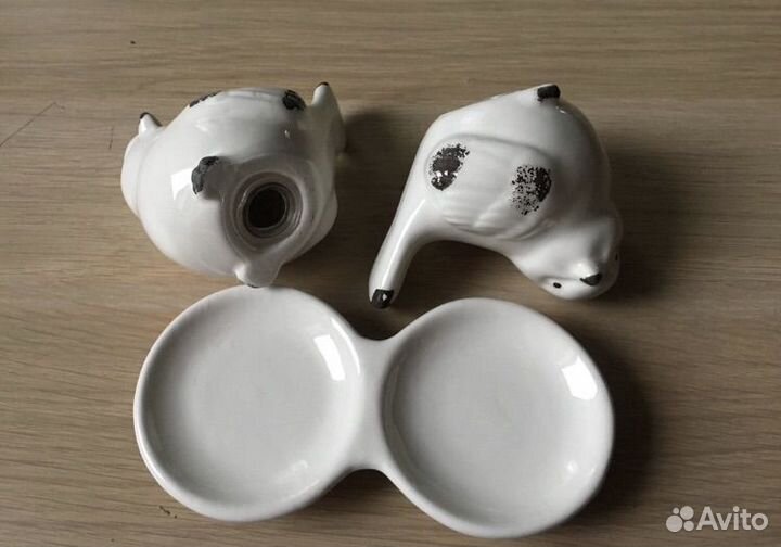 Наборы для специй, фарфор/керамика/дерево