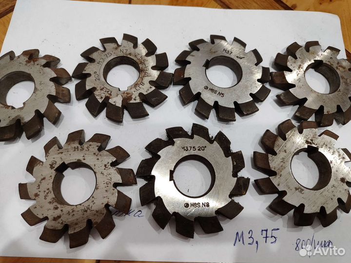 Фрезы модульн.,концевые