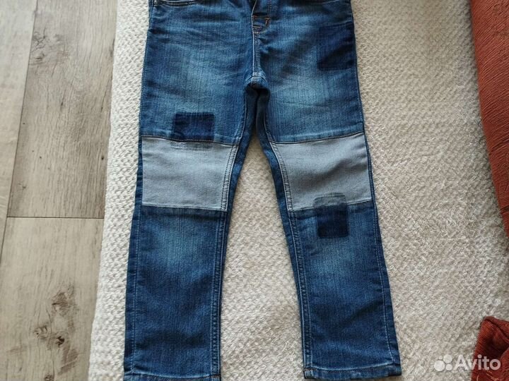 Джинсы фирменные, рост 104