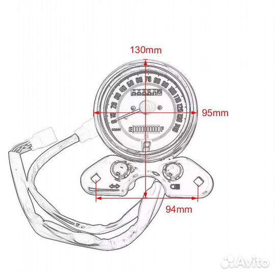 Спидометр на мотоцикл