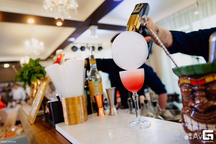 Выездной коктейльный Бар и Бармен Шоу Казань