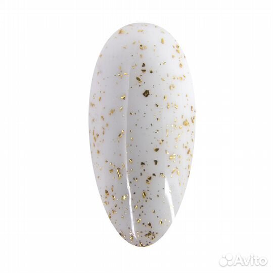 Топ без липкого слоя с частичками золота, 12 мл