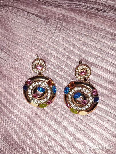 Крупные серьги в стиле Dolce Gabana, новые
