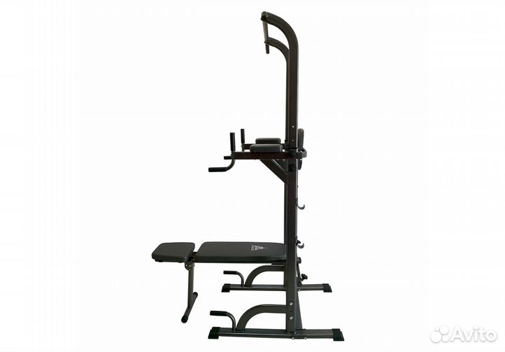 Тренажер со скамьей DFC power tower G004