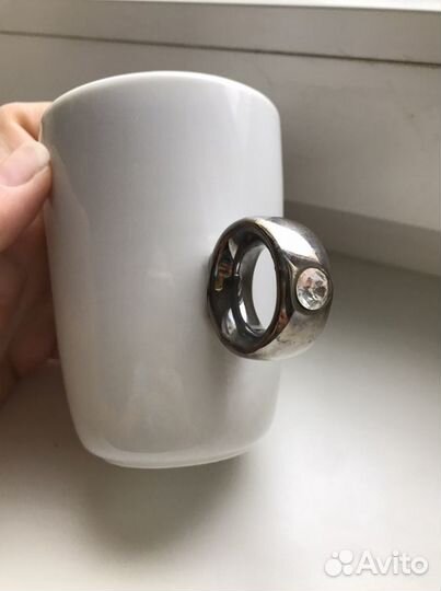 Кружка с ручкой кольцом