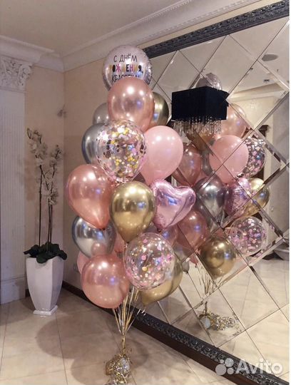 Гелевые шары,шары на день рождения