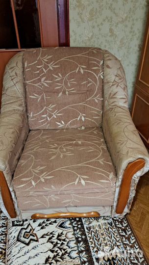 Диван и 2 кресла бу