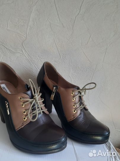 Туфли женские, ботинки демисезонные б/у