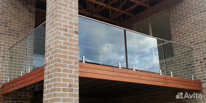 Стеклянные ограждения для веранд