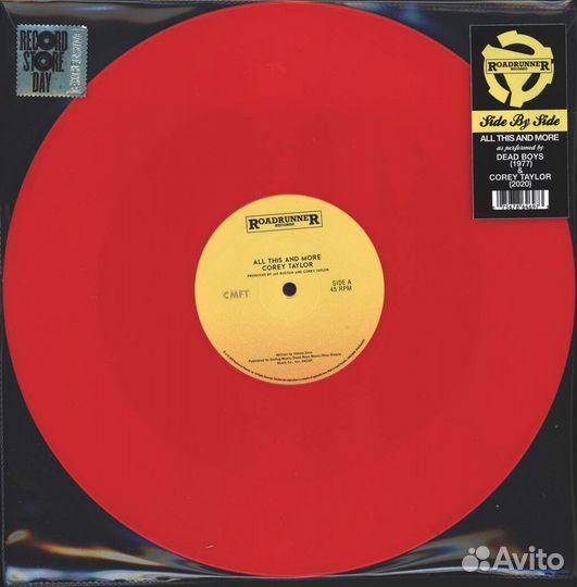 Виниловая пластинка Corey Taylor/Dead Boys - All This And More (Limited Red Vinyl)