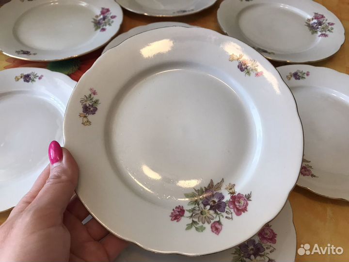 Тарелка Чехословакия 1970г набор