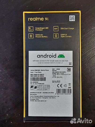 realme 9i, 4/128 ГБ