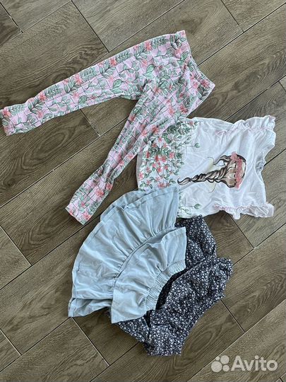Пакет одежды для девочки рост 128