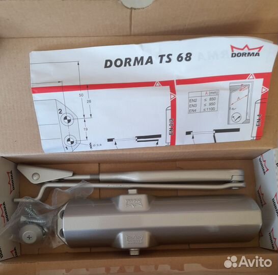 Доводчик дверной Dorma TS68 Германия. Новый