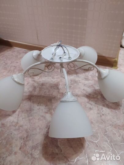 Люстра потолочная бу