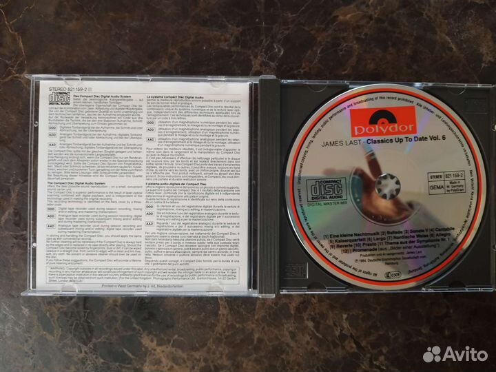 CD инструментал James Last Polydor