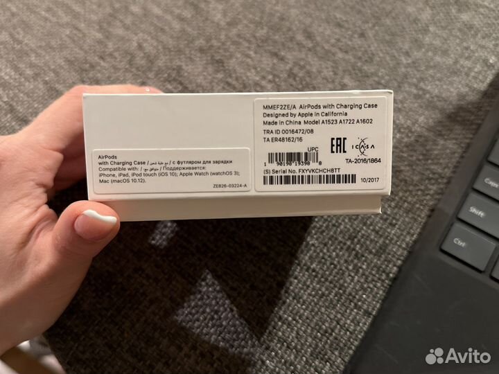 Беспроводные наушники apple airpods original