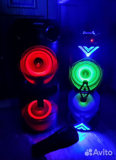 Аренда музыкальных колонок с микрофонами