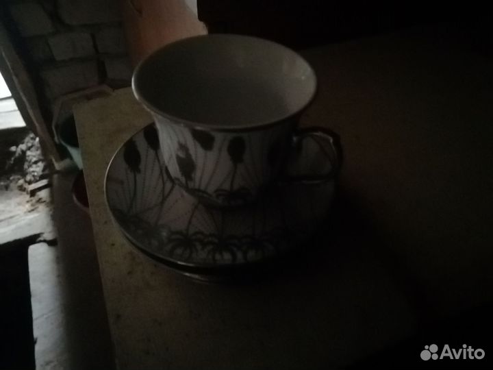 Чашка с блюдцем
