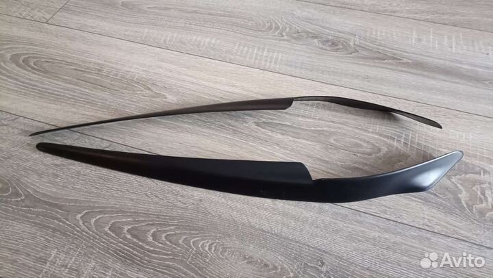 Реснички на передние фары mitsubishi lancer 10