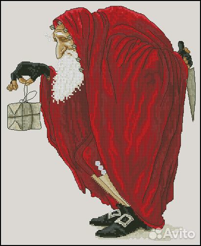 Схемы для вышивки крестом Гномики и феи