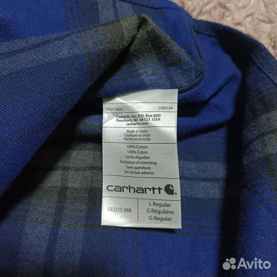 Байковая рубашка Carhartt USA