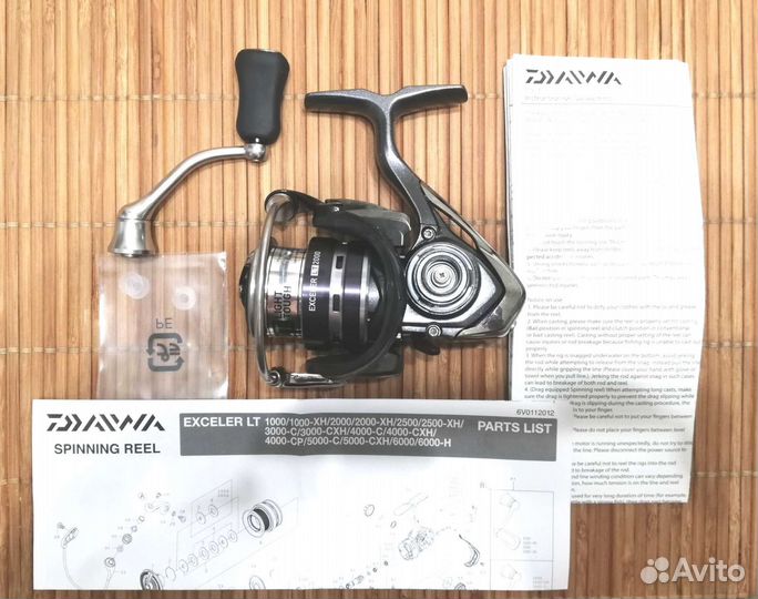 Катушка daiwa exceler 2000